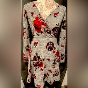 Dress floral with crochet Back